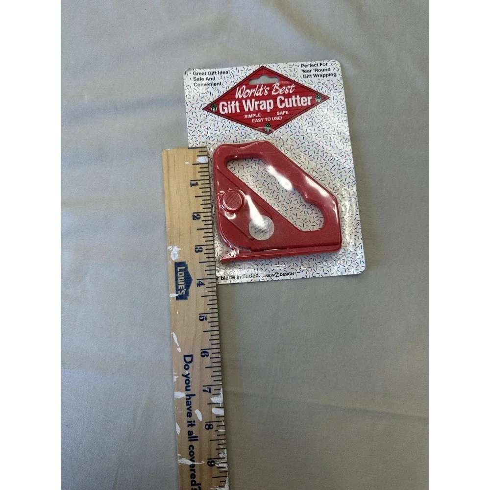 The World's Best Gift Wrap Cutter Red by Giftco Inc.